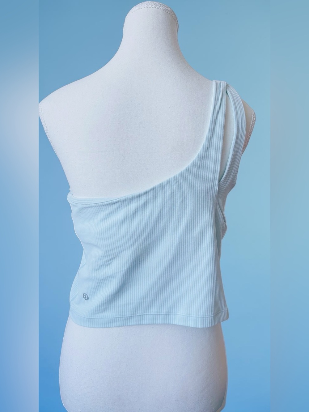 Lululemon Athletica Ribbed Nulu Asymmetrical Yoga Tank Top size 12